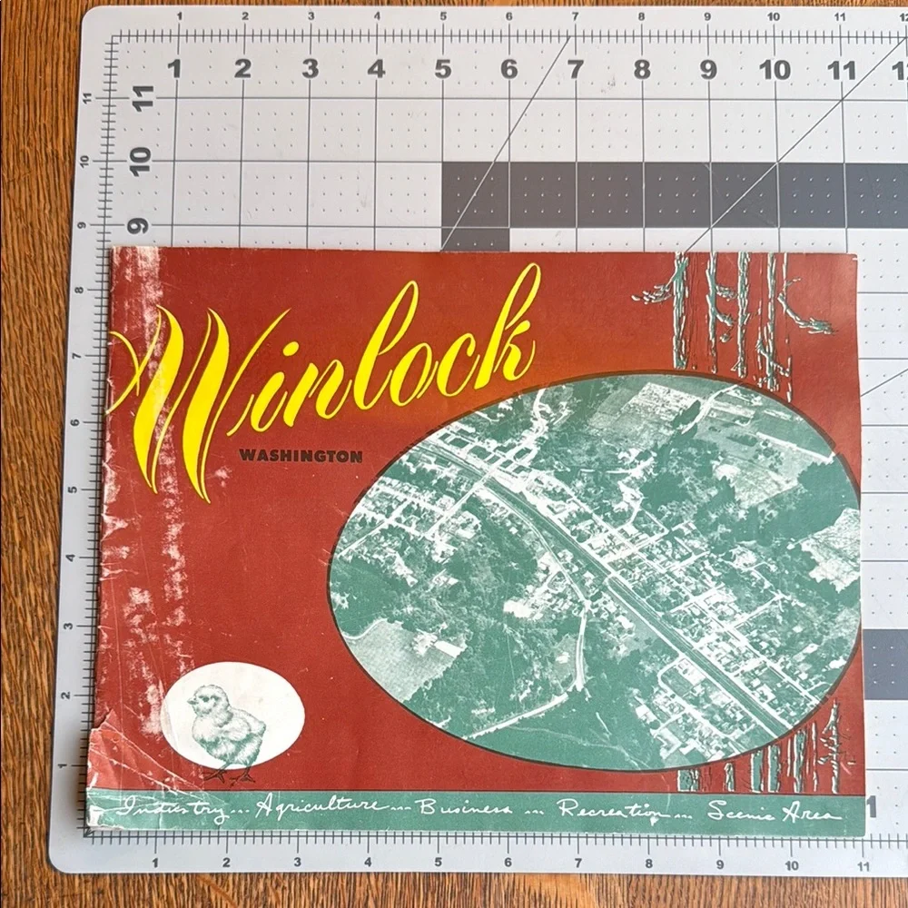 Vintage promotional booklet re Winlock, Washington w focus on poultry/hatchery